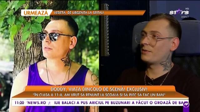 Doddy, viața dincolo de scenă: &bdquo;Eu și soția mea ne-am cunoscut pe Internet&rdquo;