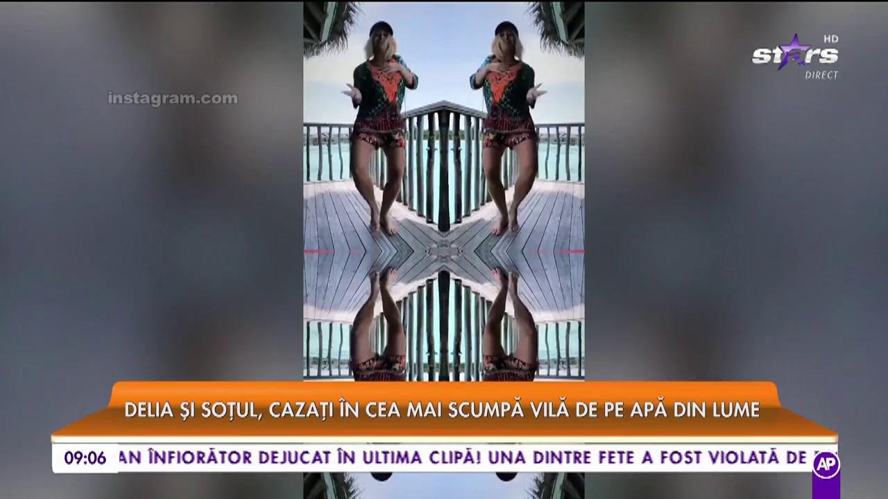 Delia și Răzvan, super imagini din vacanța din Maldive