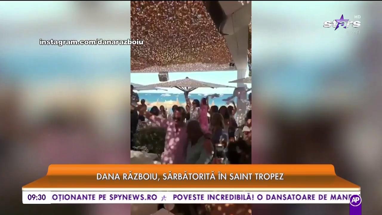 Dana Războiu, aniversare printre miliardarii lumii! Jurnalista şi-a sărbătorit ziua de naştere &icirc;n Saint Tropez!