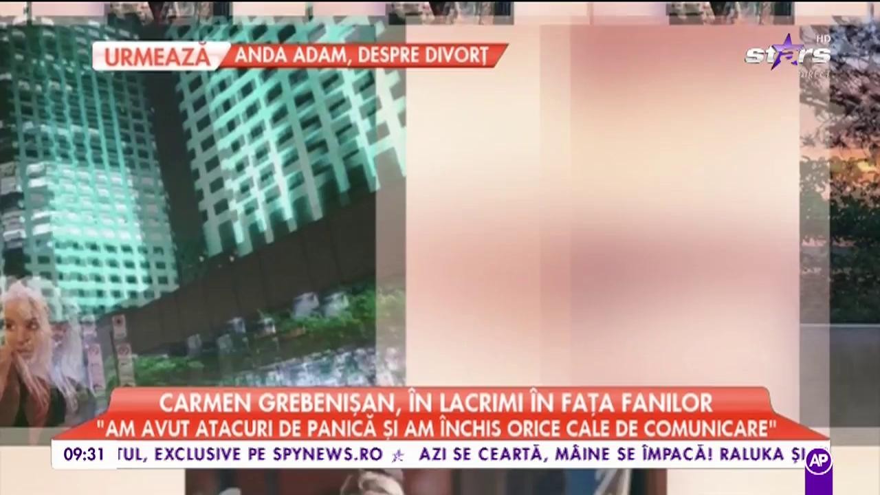 Carmen Grebenișan, &icirc;n lacrimi &icirc;n fața fanilor: &bdquo;Știu cum e să trăiești fără mamă și fără tată&rdquo;