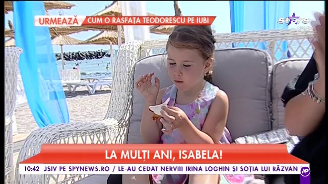 La mulți ani, Isabela! Fiica Oanei Roman &icirc;și sărbătorește ziua de nume