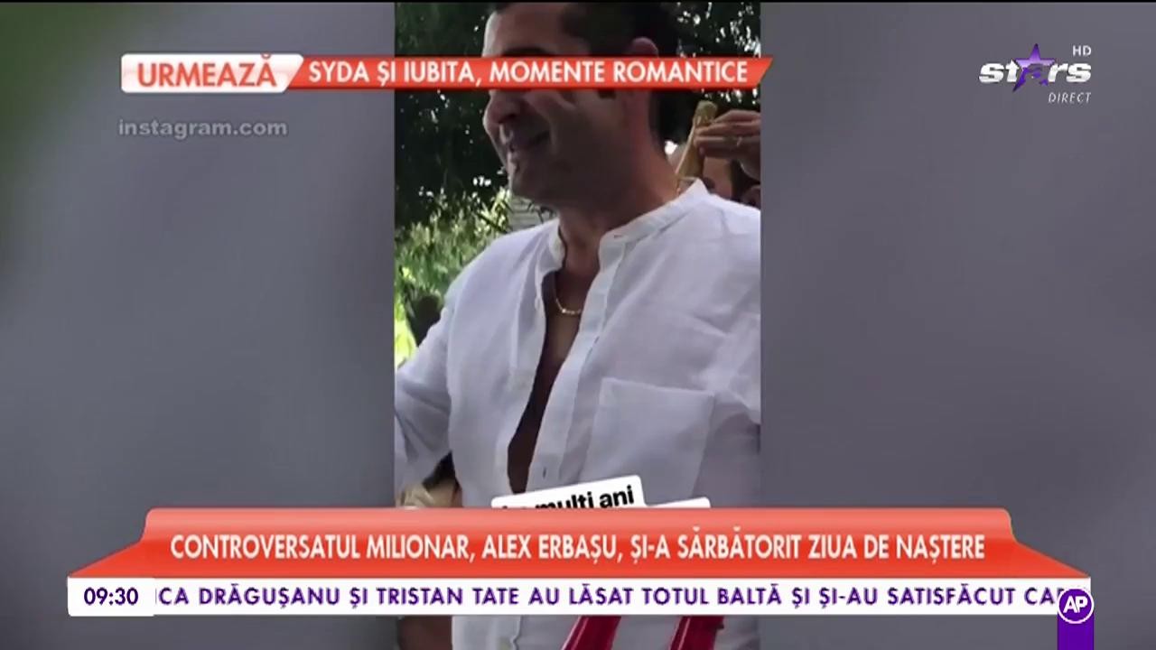 Alex Erbaşu a dat o petrecere de pomină de ziua lui!