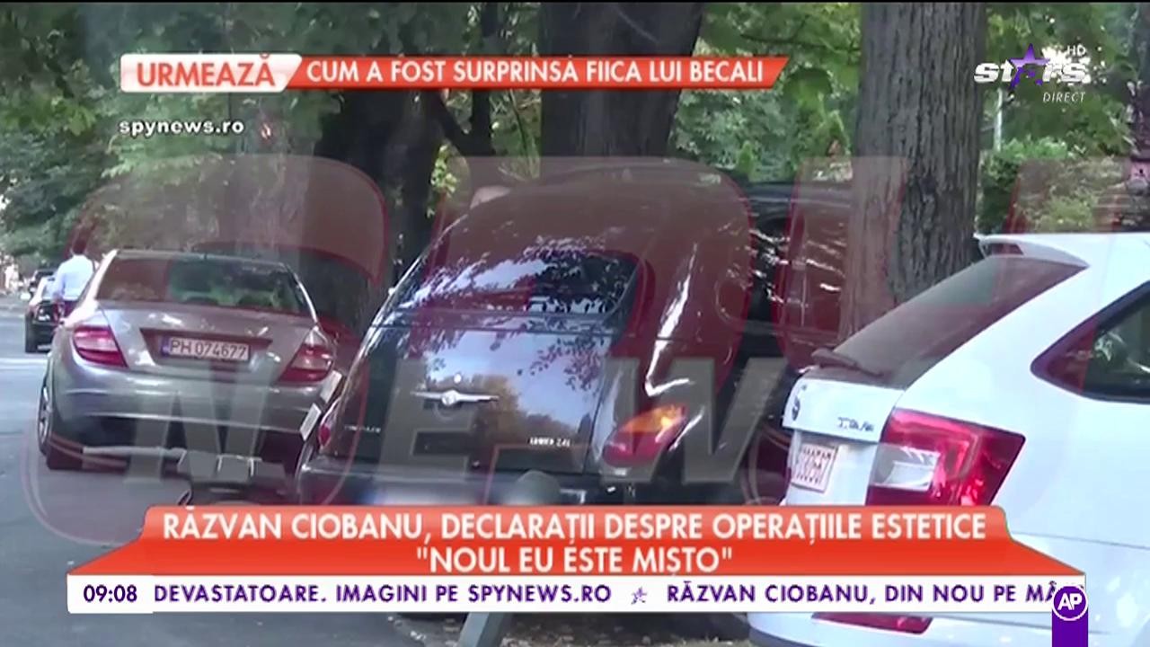 Răzvan Ciobanu, declarații despre operațiile estetice