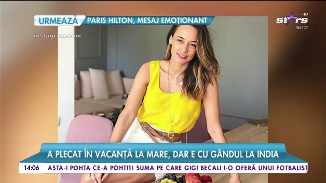 Andreea Raicu a lăsat totul deoparte şi a plecat &icirc;n vacanţă