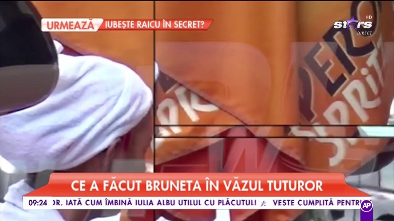 Andrea Tonciu, gest nedemn pentru o vedetă. Ce a făcut bruneta &icirc;n văzul tuturor
