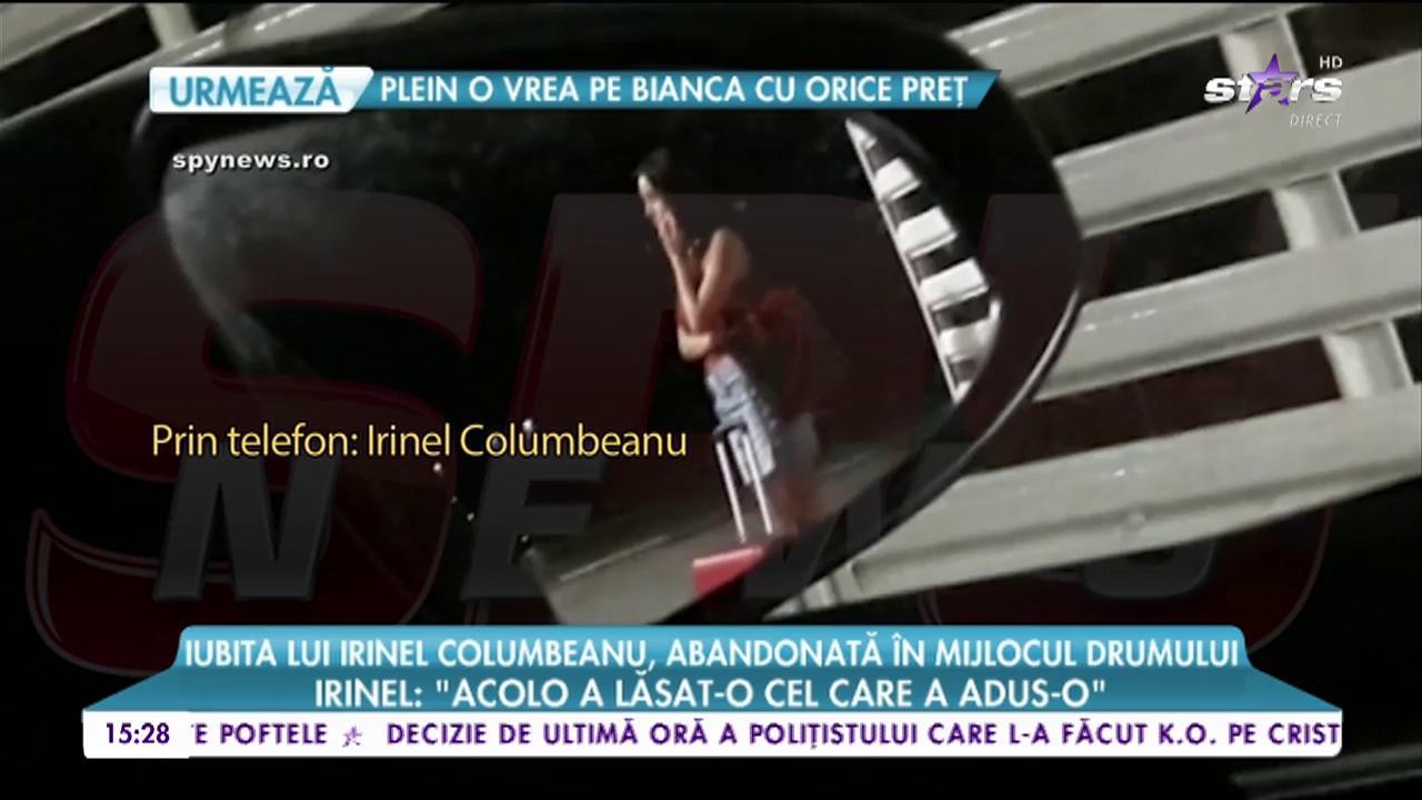 Imagini incredibile cu iubita lui Irinel Columbeanu! Abandonată pe marginea drumului, &icirc;n mijlocul nopţii!