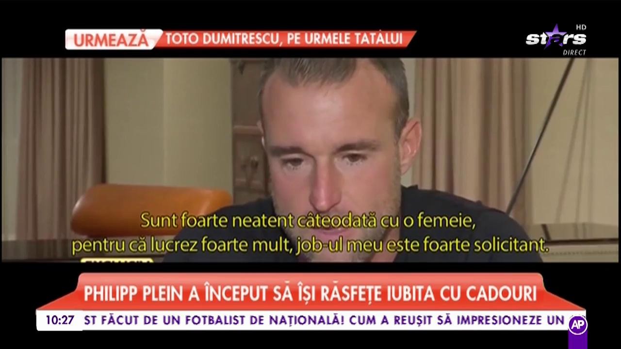 Philipp Plein &icirc;i pune lumea la picioare iubitei sale, Samantha! I-a cumpărat un ceas de 147.000 de euro!