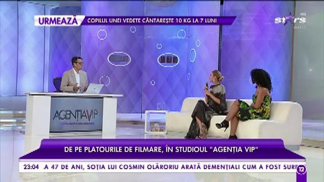 Diana Dumitrescu tace şi face! Direct de pe platourile de filmare, &icirc;n studioul Agenţiei VIP