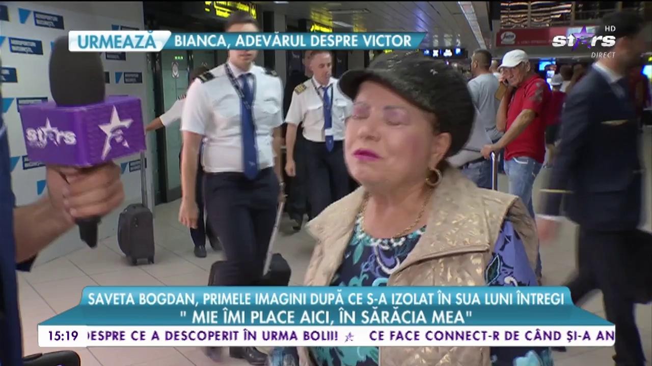 Saveta Bogdan, primele imagini după ce s-a izolat &icirc;n SUA