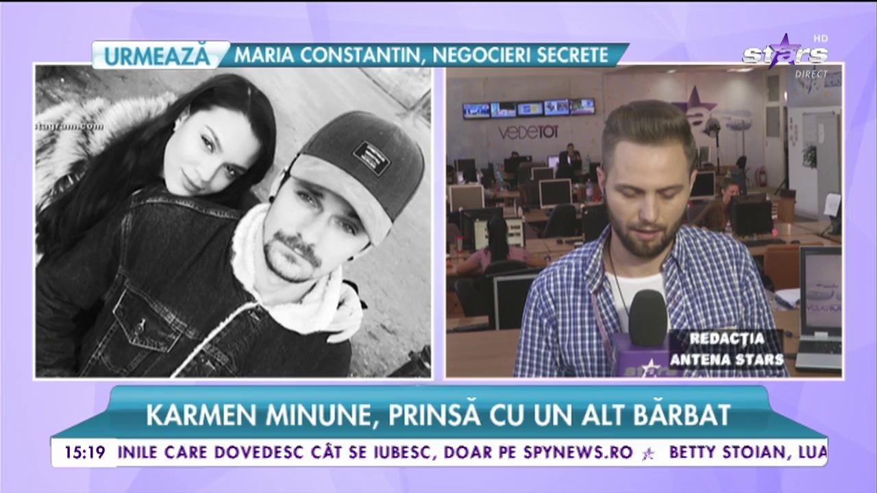 Karmen Minune, prinsă cu alt bărbat