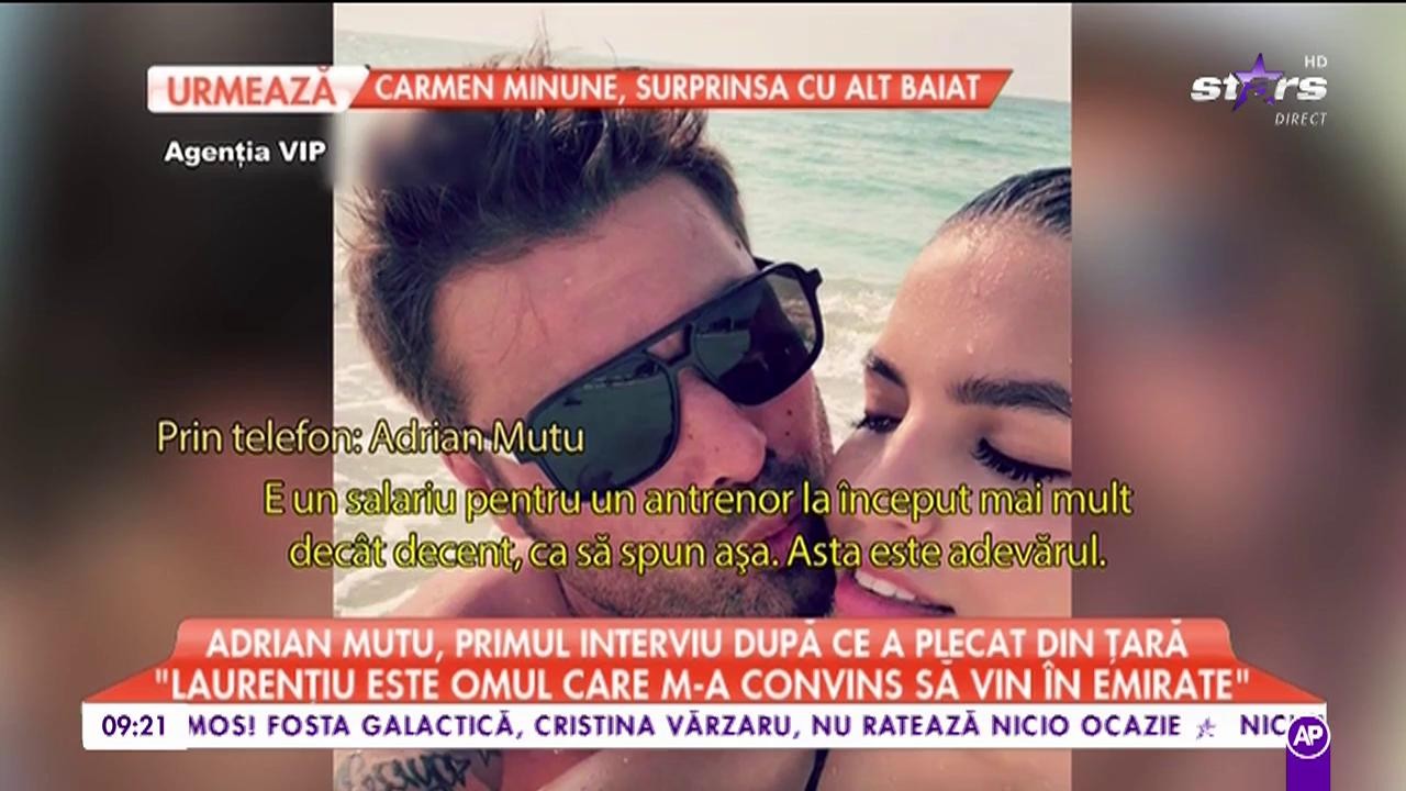 Adrian Mutu, primul interviu după ce a plecat din țară: &rdquo;Ne simțim foarte bine aici, chiar &icirc;mi place foarte mult&rdquo;