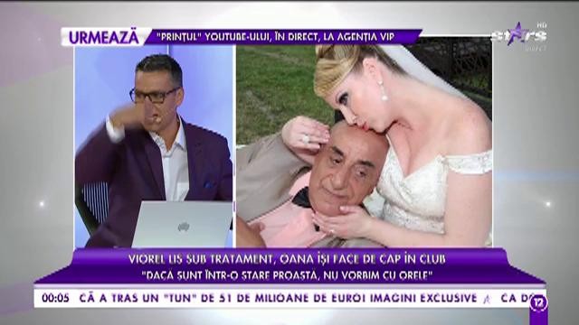 Viorel Lis sub tratament, Oana &icirc;și face de cap &icirc;n club: "Soțul meu a primit diagnosticul de depresie"