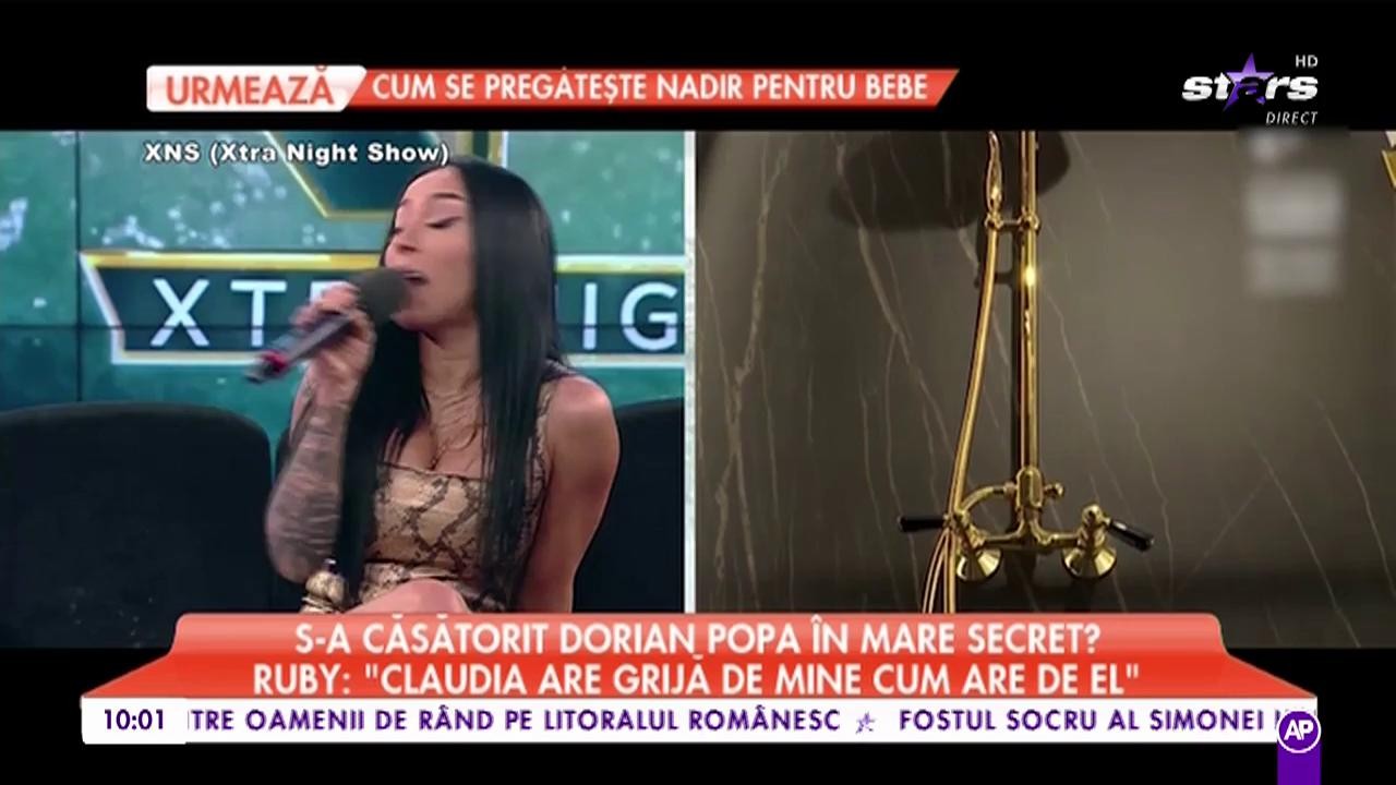 S-a căsătorit Dorian Popa &icirc;n mare secret? Ruby: "Soția lui Dorian Popa este cu ochii pe mine&rdquo;