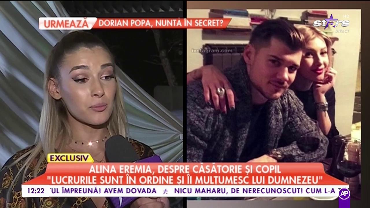 Alina Eremia, despre căsătoie și copil: &rdquo;Mă bucur că mi-am găsit echilibrul at&acirc;t pe plan personal, c&acirc;t și pe cel profesional&rdquo;