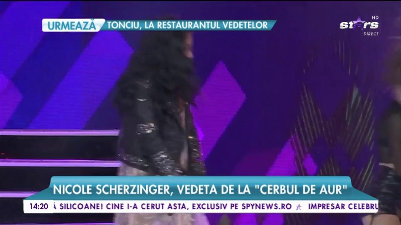 Nicole Sherzinger, show pe scenă la Cerbul de Aur
