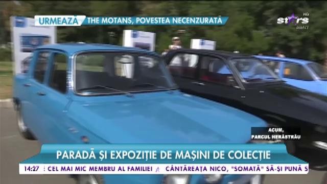 Paradă și expoziție de mașini de colecție, &icirc;n Parcul Herăstrău