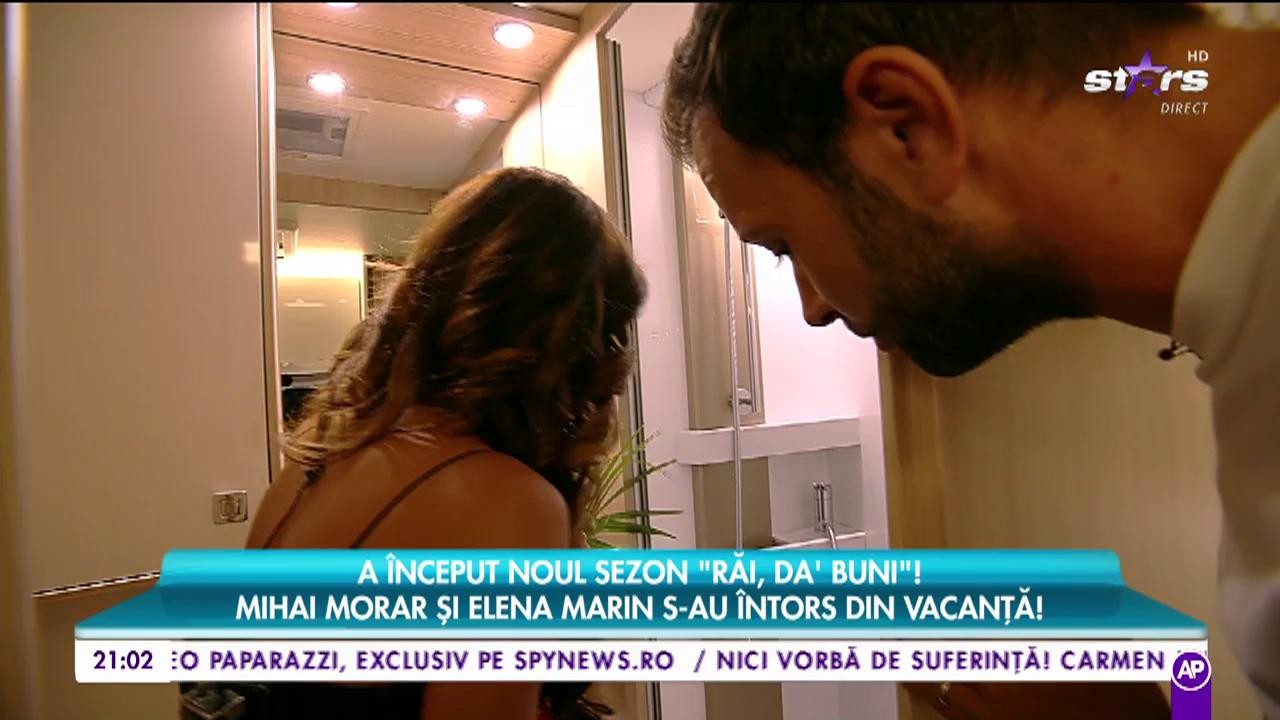 Mihai Morar și Elena Marin s-au întors din vacanță