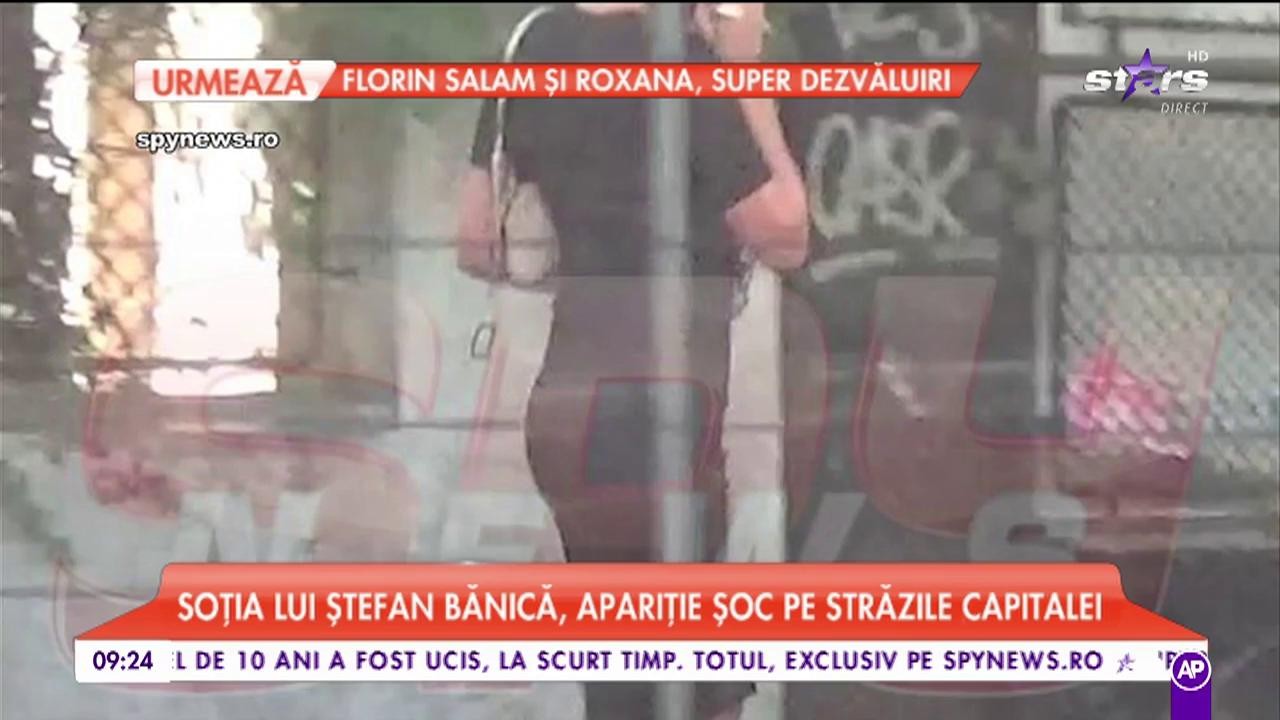 Lavinia P&acirc;rva, apariţie şoc pe străzile din Capitală