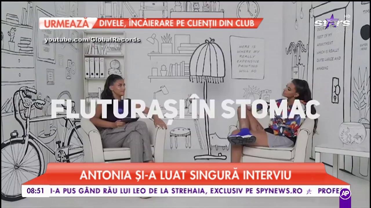 Antonia și-a luat singură interviu şi a răspuns la cele mai tari &icirc;ntrebări