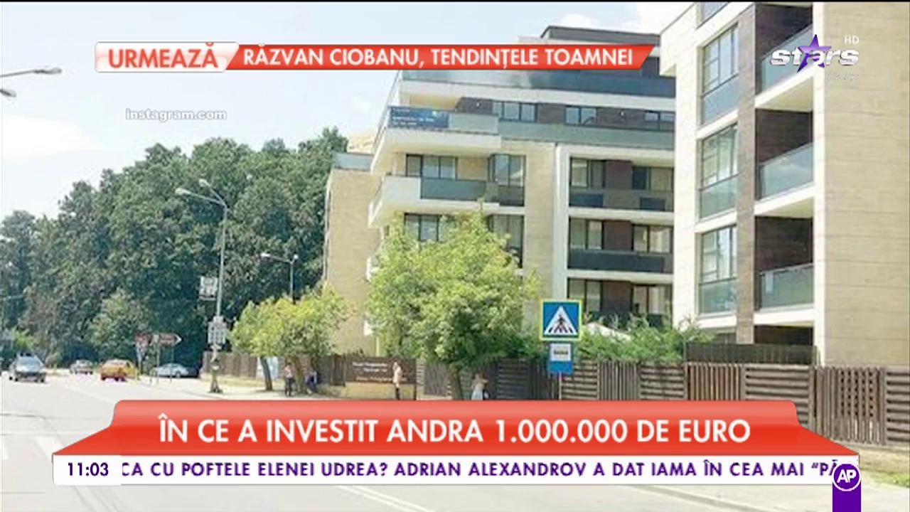Andra, vilă de 1.000.000 de euro, totul pentru confortul familiei