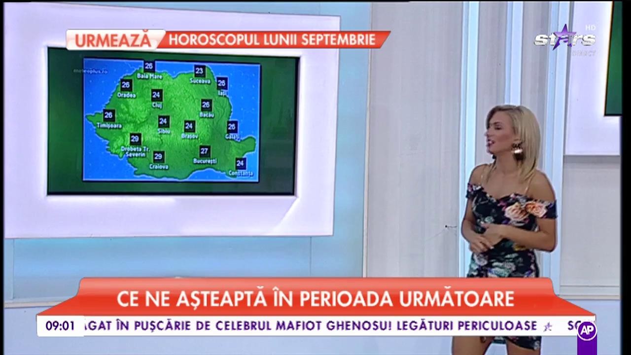 Meteo 06 Septembrie 2018. &Icirc;ncă ne bucurăm de temperaturi ridicate &icirc;n termometre