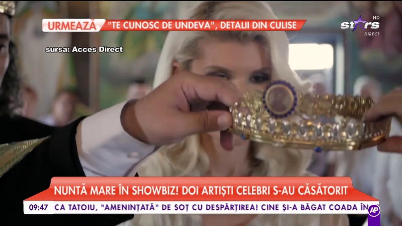 Nuntă mare &icirc;n showbiz! Diana Mtei și Marian Cleante ș-au căsătorit