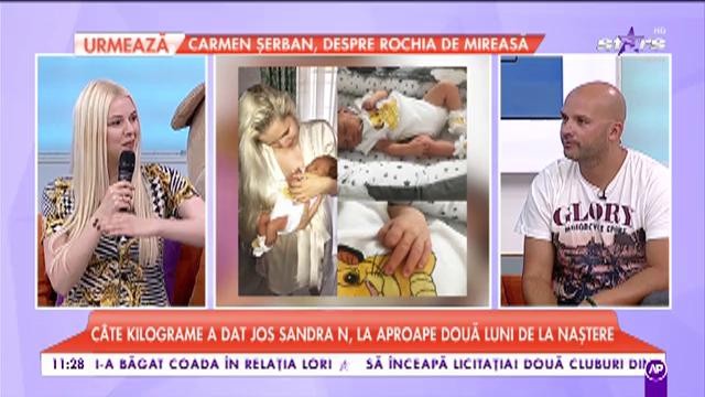 Sandra N, prima apariție la Matinal, după ce a născut: &rdquo;Am stat cinci luni la pat, a fost greu&rdquo;