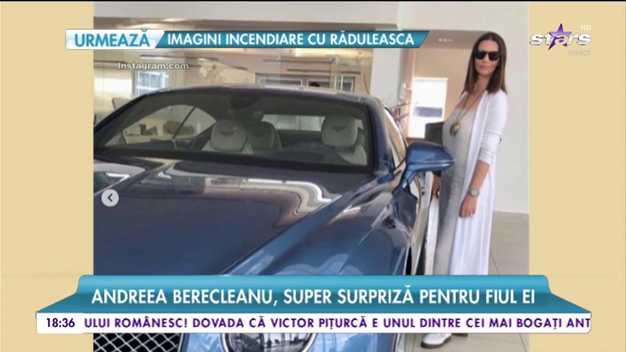 Andreea Berecleanu, super surpriză pentru Petru, fiul ei