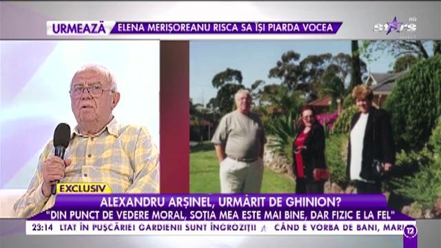 Alexandru Arșinel, urmărit de ghinion peste tot. Ce se &icirc;nt&acirc;mplă acum, cu soția artistului