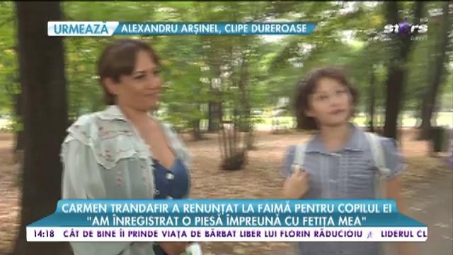 Carmen Trandafir a renunțat la faimă pentru copilul ei: &bdquo;Nu mi-aș mai dori un alt copil&rdquo;