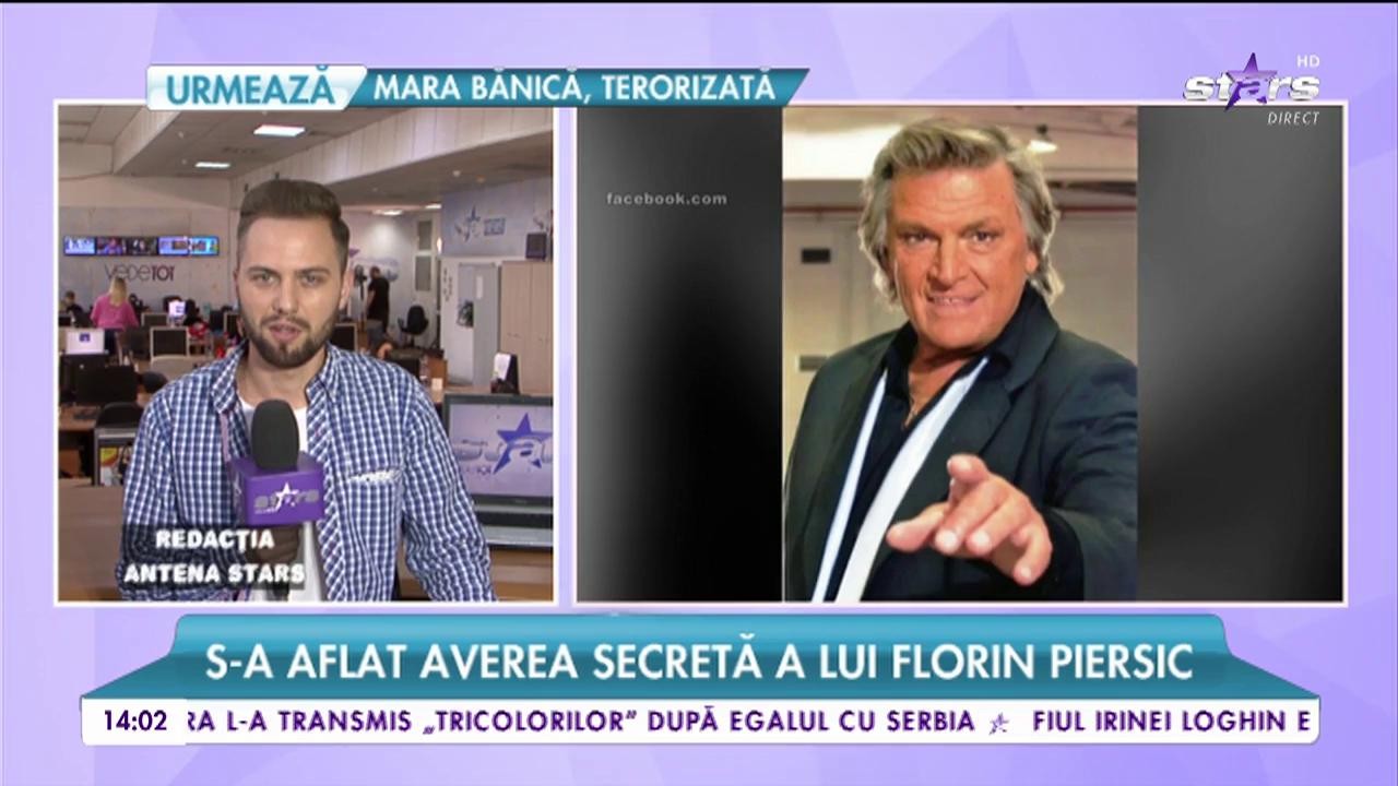 S-a aflat averea secretă a lui Florin Piersic. Actorul are două case &icirc;n Cluj, o cabană discretă și o vilă &icirc;n București