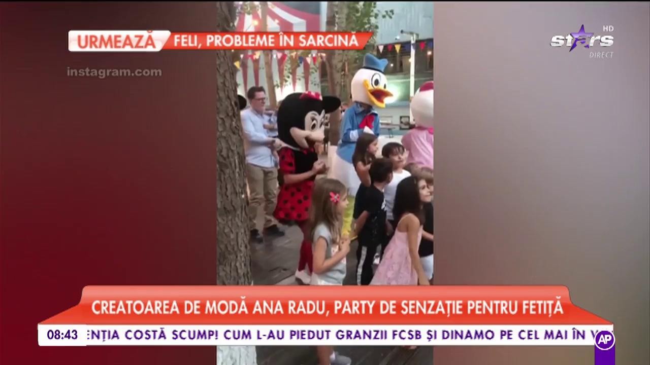 Creatorea de modă Ana Radu, party de senzație pentru fetița ei