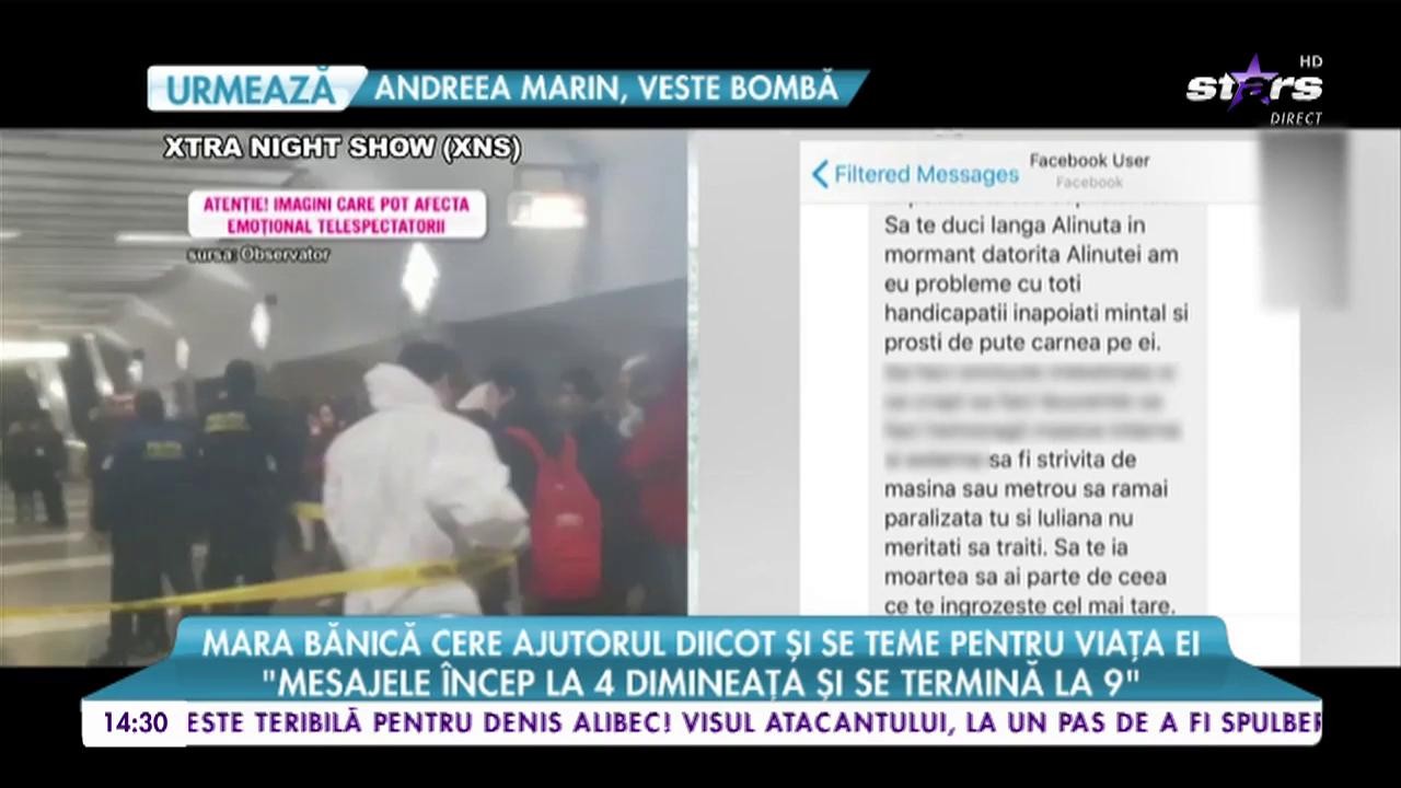 Mara Bănică cere ajutorul DIICOT și se teme pentru viața ei. Jurnalista trăiește &icirc;n teroare de c&acirc;teva săptăm&acirc;ni