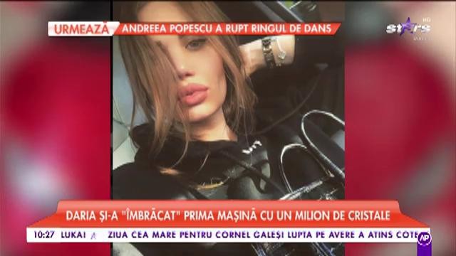 O fată de bani gata şi-a &icirc;mbrăcat bolidul &icirc;ntr-un milion de cristale preţioase! La soare te poţi uita, dar la ea ba!
