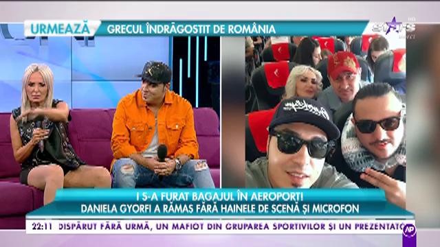 I s-a furat bagajul pe aeroport! Daniela Gyorfi a rămas fără hainele de scenă şi microfon!