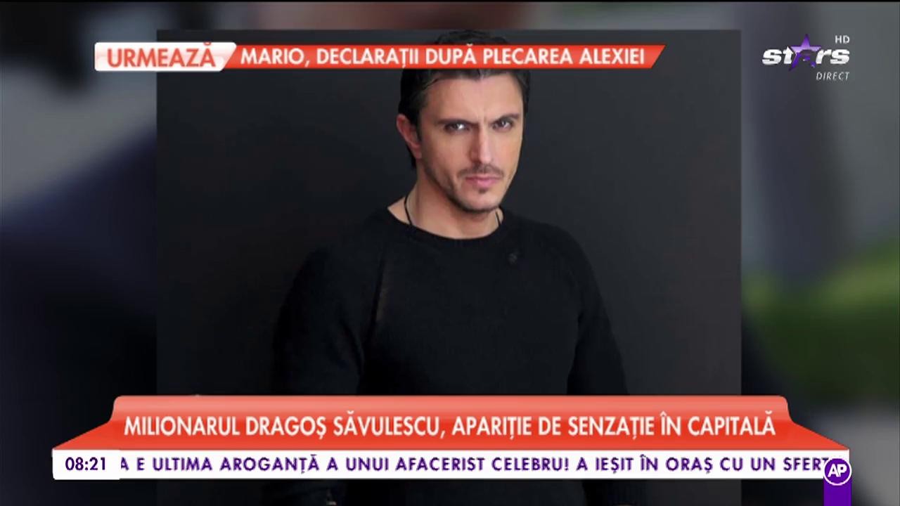 Milionarul Dragoş Săvulescu, apariție de senzație &icirc;n Capitală