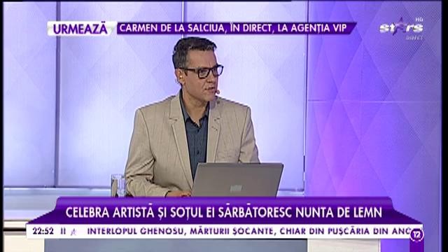 Celia şi soţul ei sărbătoresc nunta de lemn!