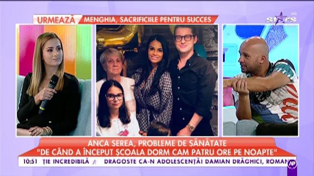Anca Serea, probleme de sănătate: &bdquo;&Icirc;mi asum totul, am o anemie severă&rdquo;