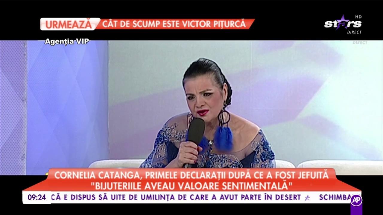 Cornelia Catanga, primele declarații după ce a fost jefuită: &bdquo;Mi-a dispărut și verigheta&rdquo;