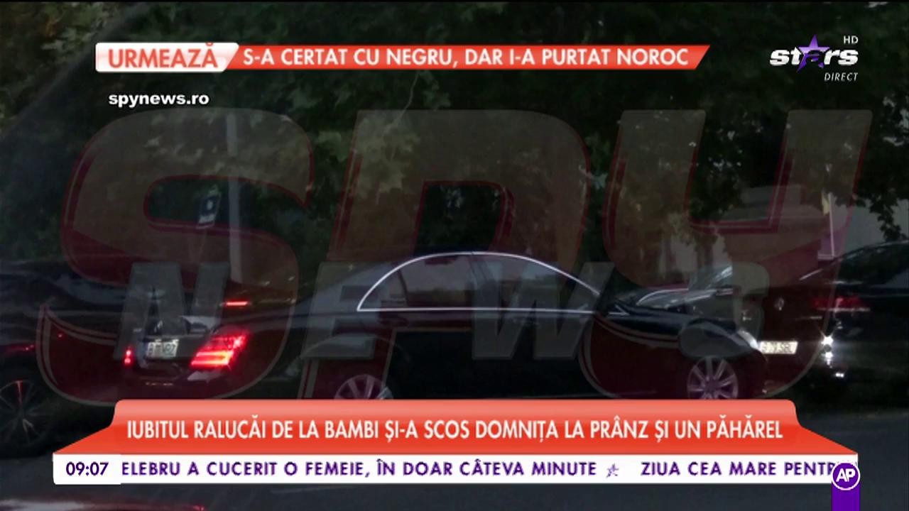 Iubitul Ralucăi de la Bambi și-a scos domnița la pr&acirc;nz și la un păhărel de vin