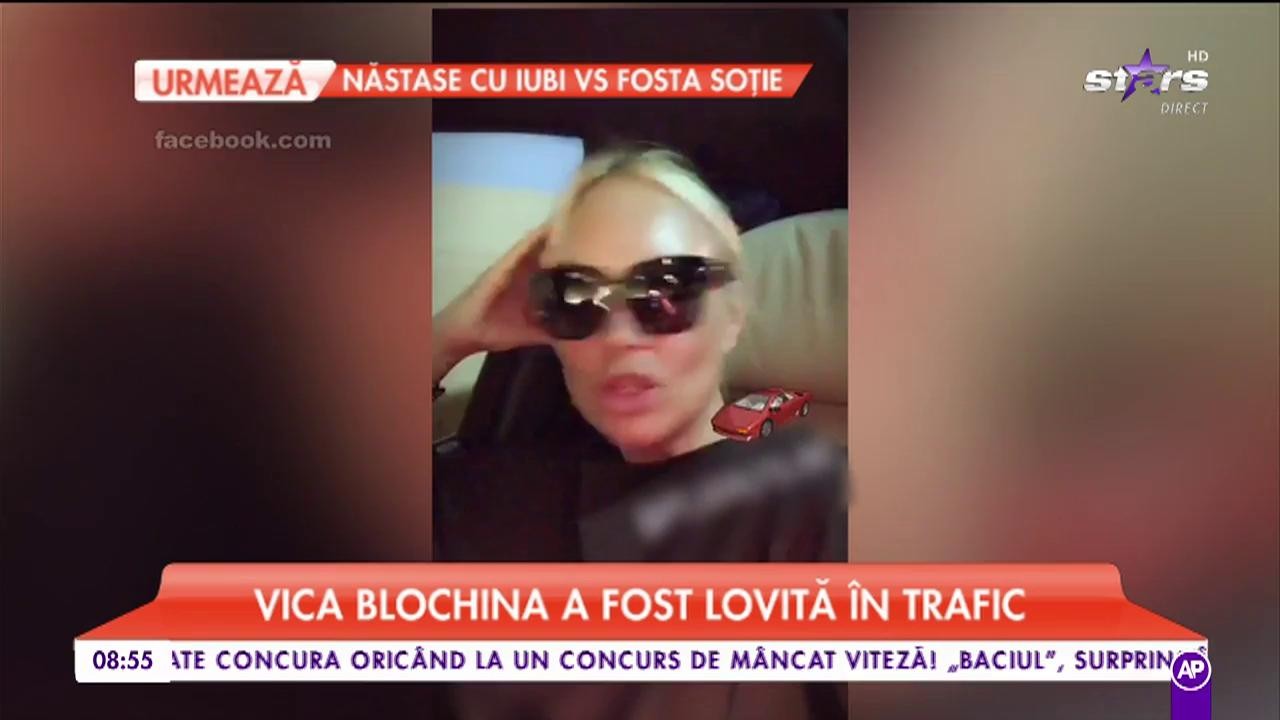 Vica Blochina a fost lovită &icirc;n trafic