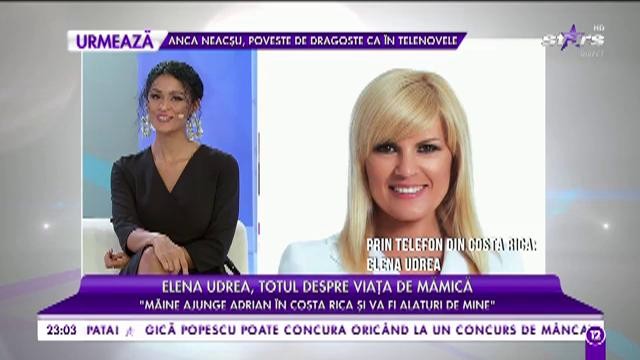 Elena Udrea, &icirc;n direct, la &rdquo;Agenția VIP&rdquo;: &rdquo;Eu și Eva vom ajunge foarte cur&acirc;nd &icirc;n Rom&acirc;nia&rdquo;