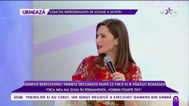 Andreea Berecleanu vorbește pentru prima oară despre plecarea fiicei ei din Rom&acirc;nia: &rdquo;Am hotăr&acirc;t ca Eva să facă ultimii doi ani de liceu &icirc;n Anglia&rdquo;