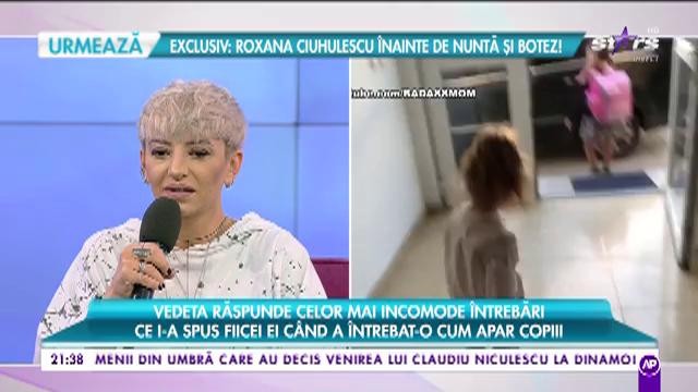 Giulia Anghelescu, pusă în dificultate! Artista răspunde întrebărilor imposibile ale copiilor: "I-am spus fiicei mele că nu ar fi ok să se sărute cu un singur băiat"