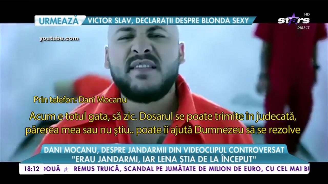 Dani Mocanu, despre jandarmii din videoclipul controversat: "Ei au acceptat să apară &icirc;n clip fără niciun ban"
