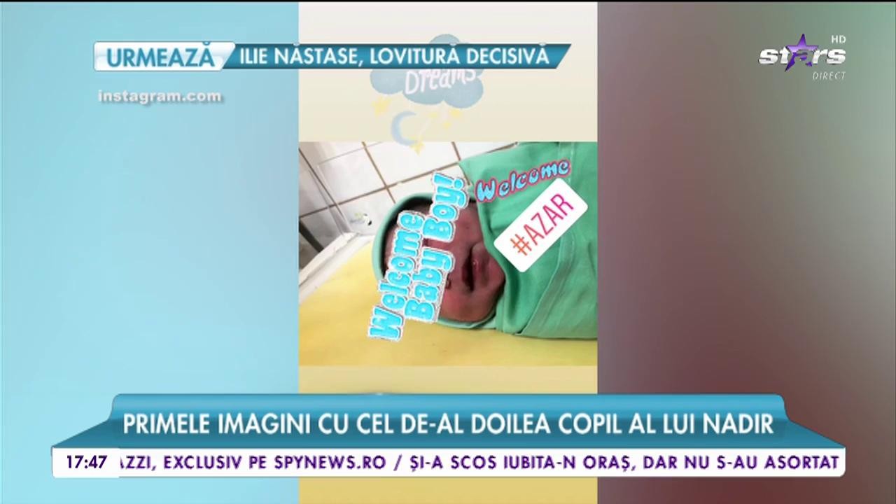 Nadir, tătic pentru a doua oară! Iubita artistului a născut un băiețel