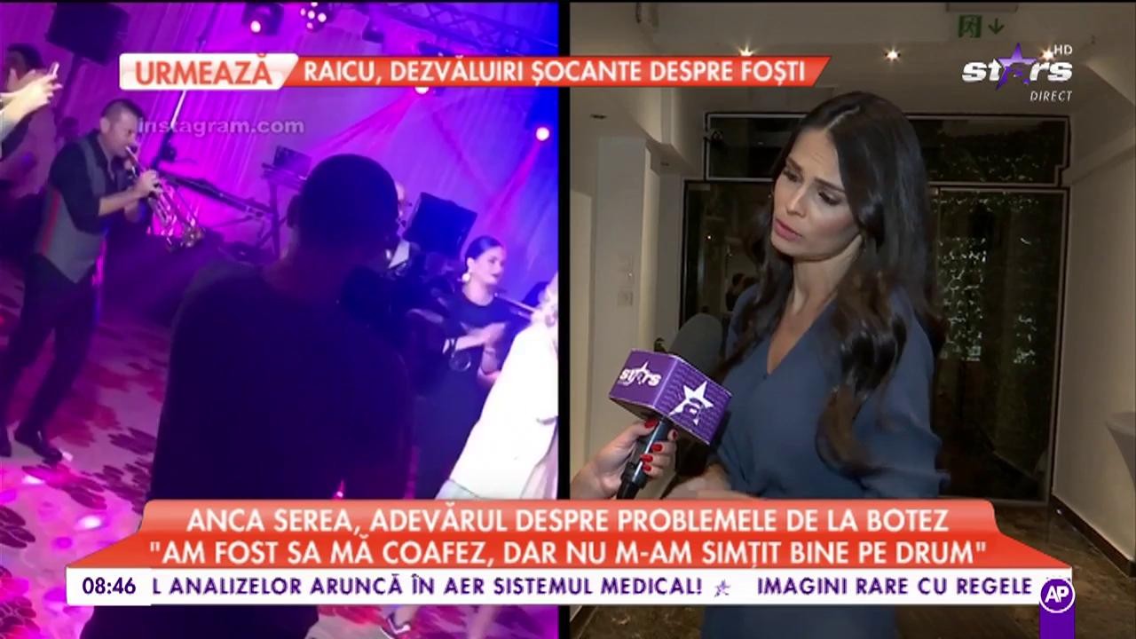 Anca Serea, adevărul despre problemele de la botez