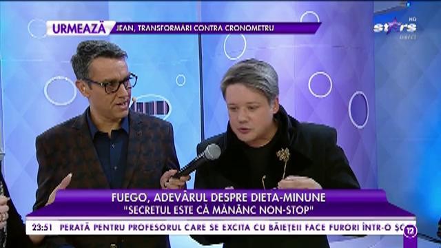 Fuego, adevărul despre dieta-minune: &rdquo;Secretul este că măn&acirc;nc non-stop&rdquo;