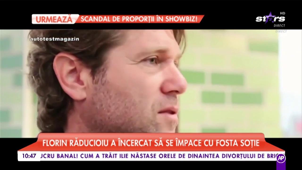 Florin Răducioiu a &icirc;ncercat să se &icirc;mpace cu fosta soţie