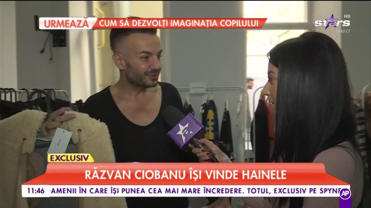 Răzvan Ciobanu &icirc;și vinde hainele: &rdquo;Pe acelea care mi-au purtat ghinion le-am aruncat&rdquo;